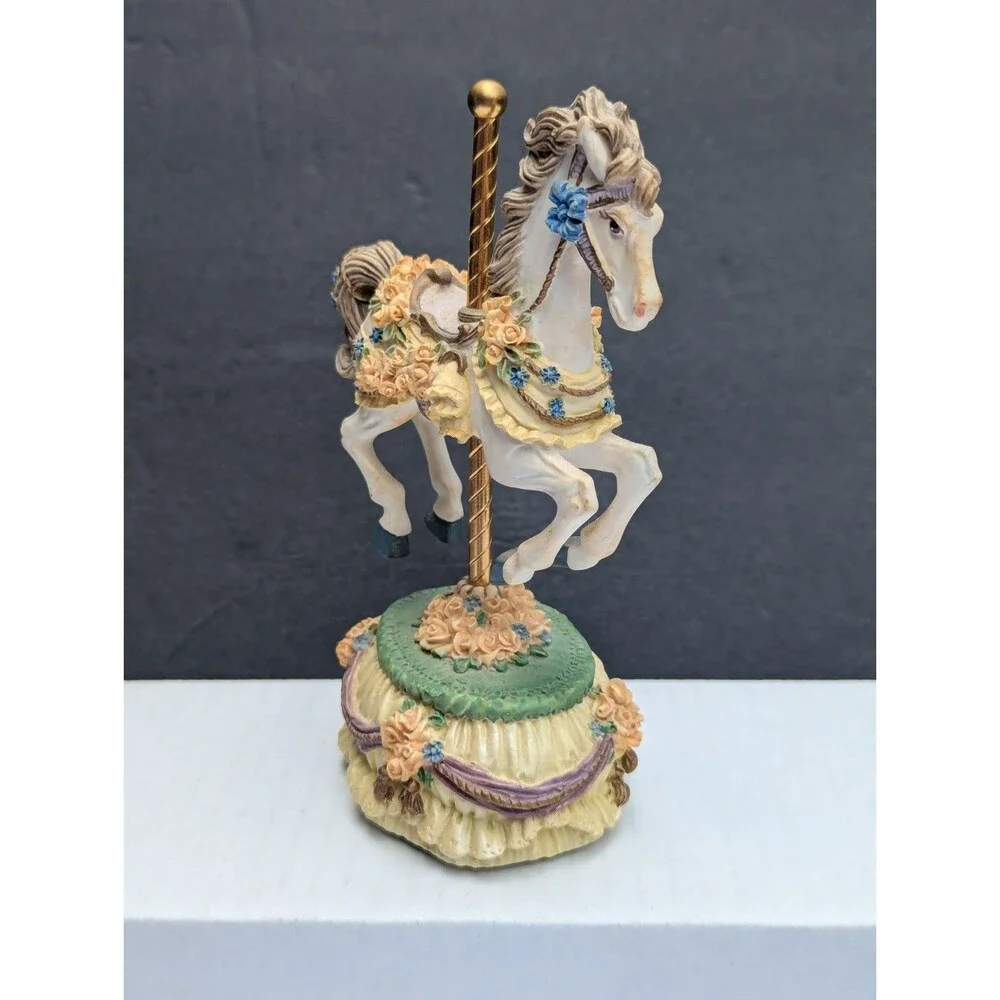 Melodies County Fair Carousel Horse Heritage House 'Somewhere Over the Rainbow'